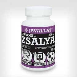 +Javallat Orvosi Zsálya Kapszula 60db +Javallat Orvosi Zsálya Kapszula 60db