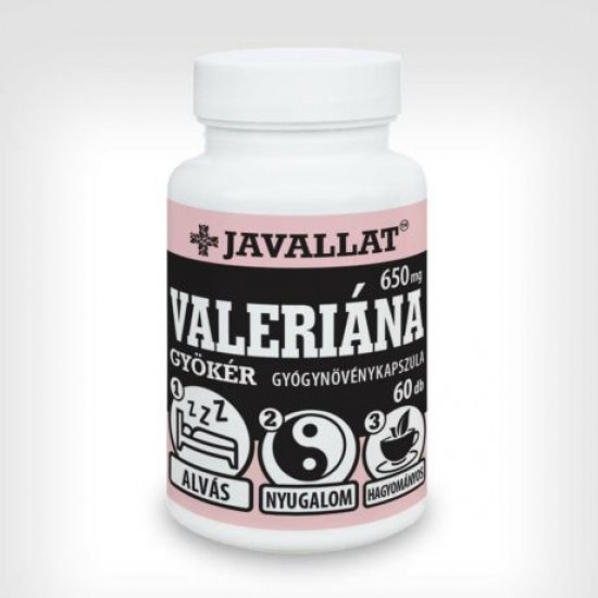 +Javallat  Valeriána Gyökér Kapszula 60db