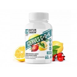 Natur Tanya Szerves C+D+K Retard Tabletta 60db