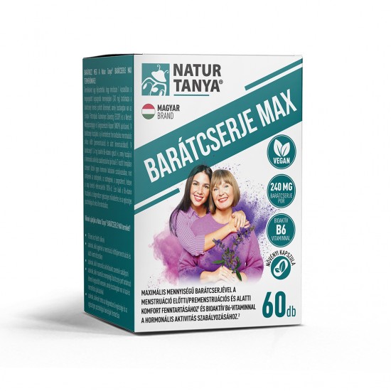 Natur Tanya Barátcserje Max B6 Vitaminnal Kapszula 60db