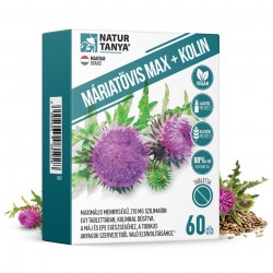 Natur Tanya Máriatövis Max + Kolin Tabletta 60db