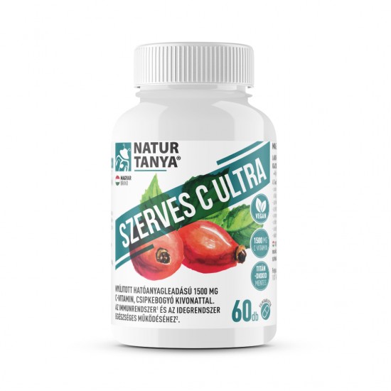 Natur Tanya Szerves C Ultra 1500mg Vegán Tabletta 60db