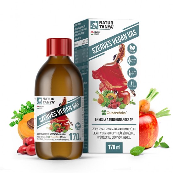 Natur Tanya Szerves Vegán Vas 170ml