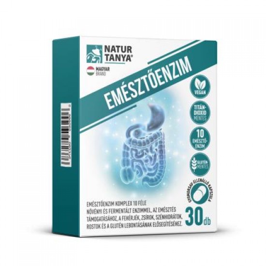 Natur Tanya Emésztőenzim Komplex Gluténmentes, Vegán Kapszula 30db