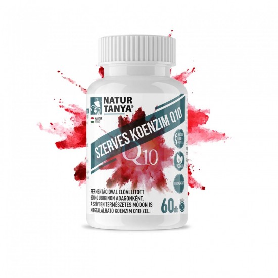 Natur Tanya Vegán Fermentált Szerves Koenzim Q10 Tabletta 60db  