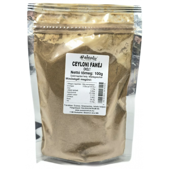 Paleocentrum Ceyloni Fahéj Őrölt 100g