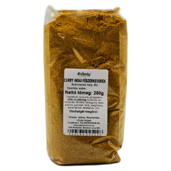Paleocentrum Curry Indiai Fűszerkeverék 250g 