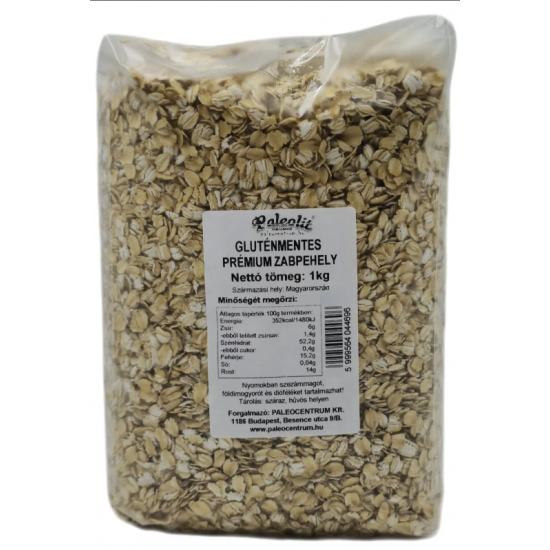 Paleocentrum Gluténmentes Prémium Zabpehely Magyar 1000g