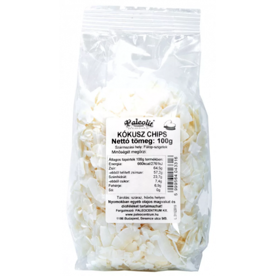 Paleocentrum Kókuszchips 100 G