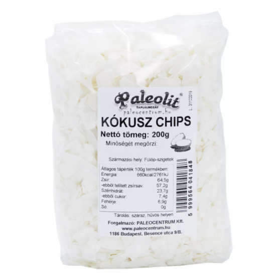 Paleocentrum Kókuszchips 200 G