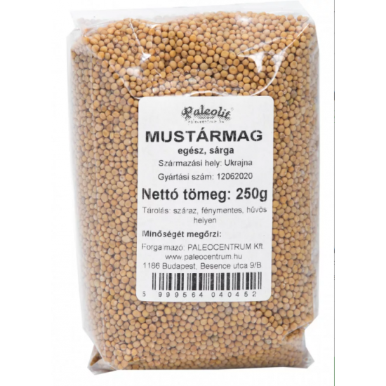 Paleocentrum Mustármag Egész Sárga 250g