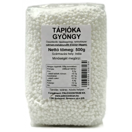 Paleocentrum Tápióka Gyöngy 500g