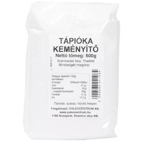 Paleocentrum Tápióka Keményítő 500 G