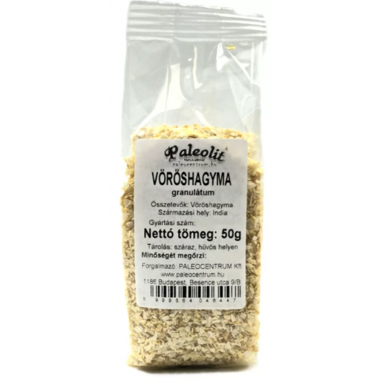 Paleocentrum Vöröshagyma Granulátum 50g