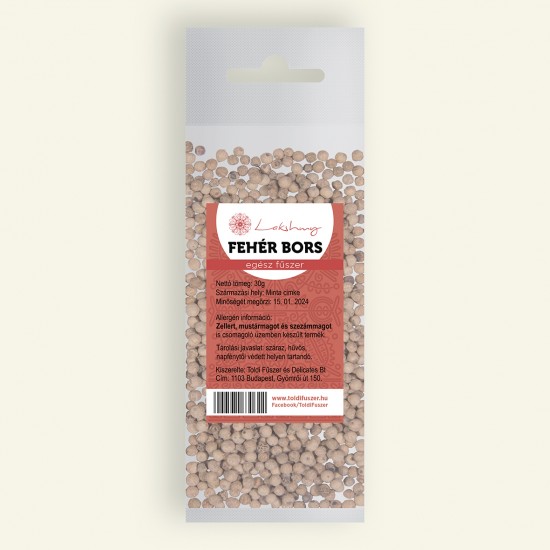 Lakshmí Fehérbors Egész 30g /Toldi/