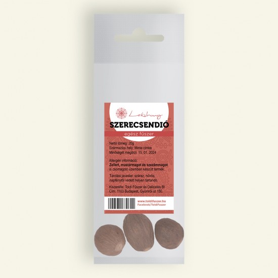 Lakshmí Szerecsendió Egész 20g /Toldi/