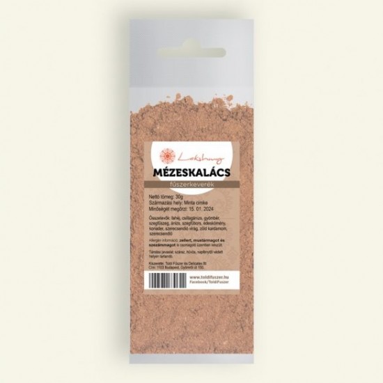 Toldi Mézeskalács Fűszerkeverék 30g
