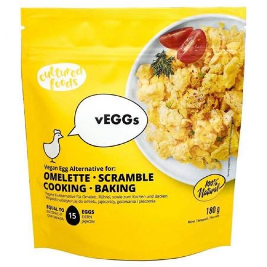 Veggs Vegán Tojáspótló Omletthez Rántottához Sütéshez (15db Tojás Pótlás) 180g